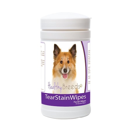 Healthy Breeds Icelandic Sheepdog Tear Stain Wipes - 70 Count, 70PK 840235172192